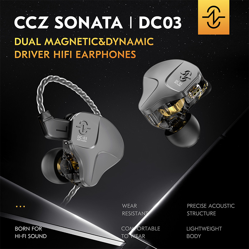 CCZ DC03 IEM Wired Earbuds 10m - In Ear Monitors For Singers review and price