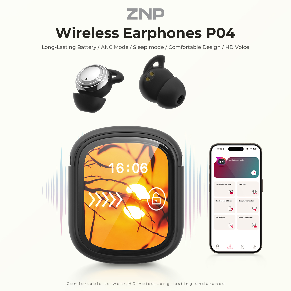 ZNP P04 Sleeping Aid Earbuds A - Headphones review and price