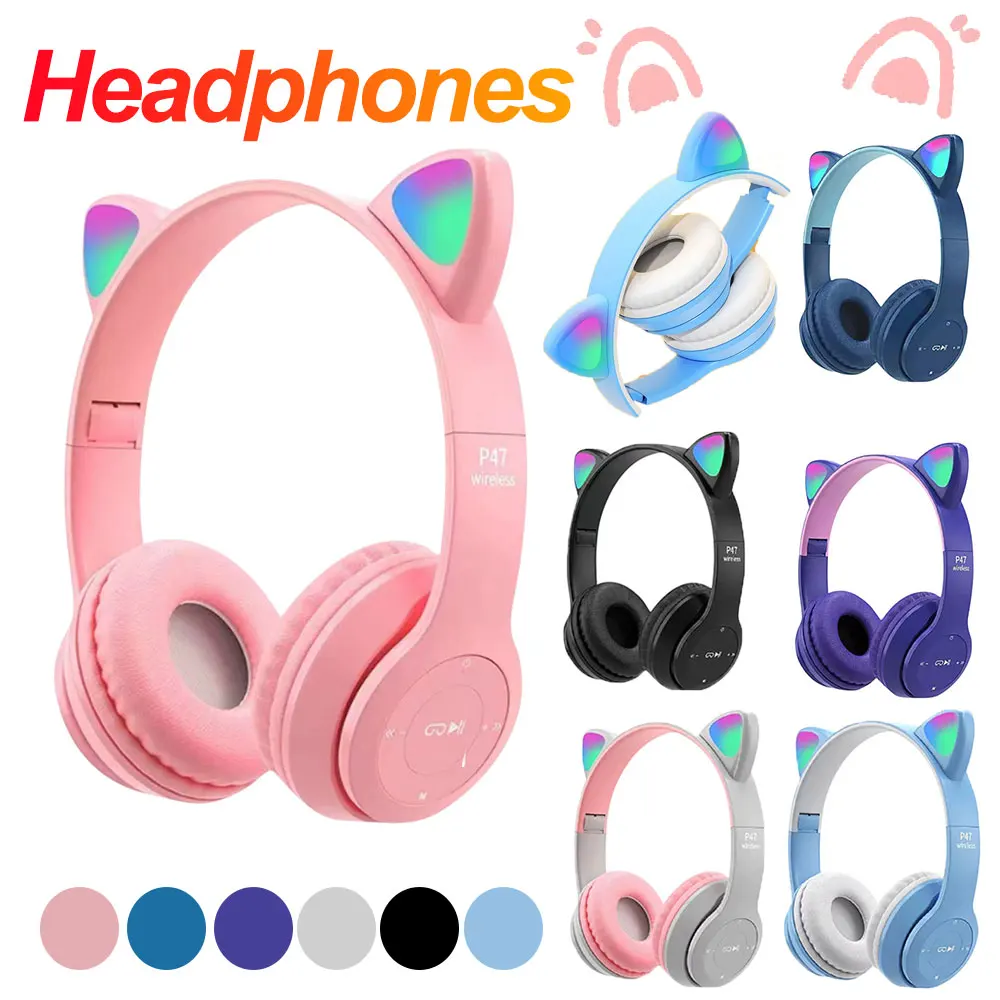 Flashing LED Cute Cat Ears Hea - Cat Ear Bluetooth Headset Led review and price