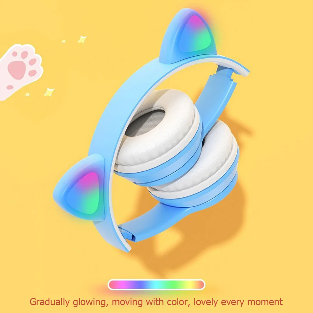 Flashing LED Cute Cat Ears Hea - Cat Ear Bluetooth Headset Led review and price