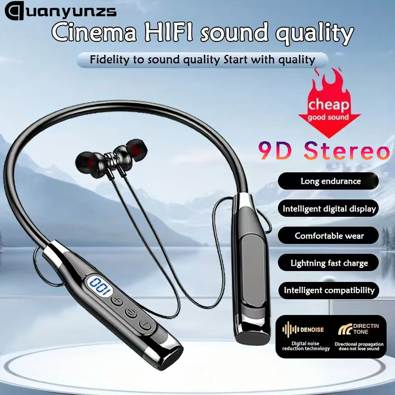 True Stereo Wireless Headphone - Magnetic Neckband Sports Earphones review and price