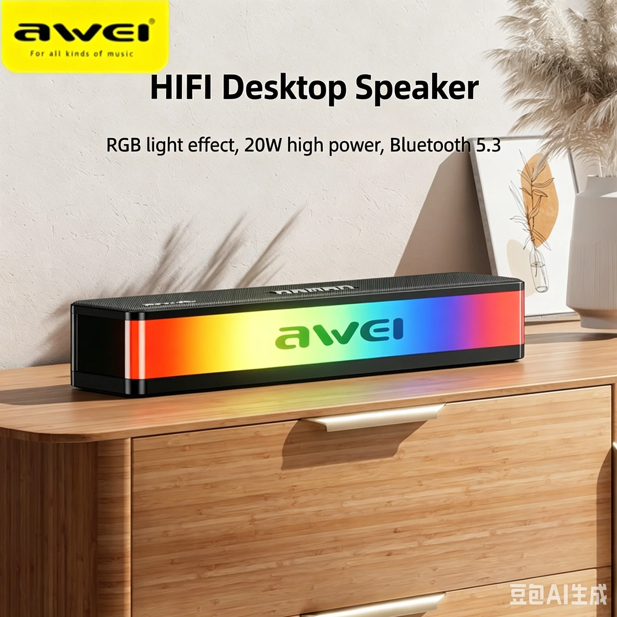 RGB Bluetooth Speakers Soundba - Rgb Computer Soundbar For Pc review and price