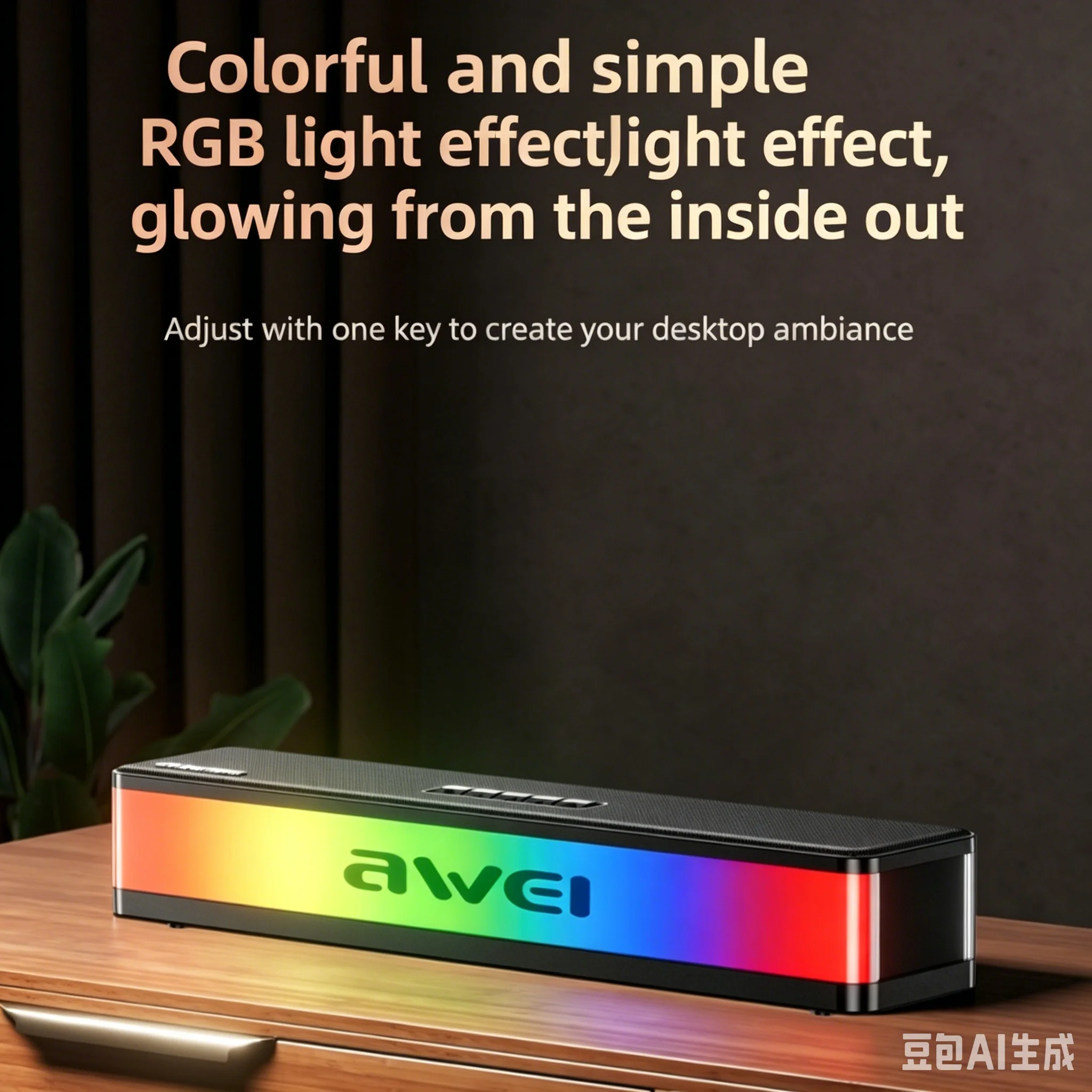 RGB Bluetooth Speakers Soundba - Rgb Computer Soundbar For Pc review and price