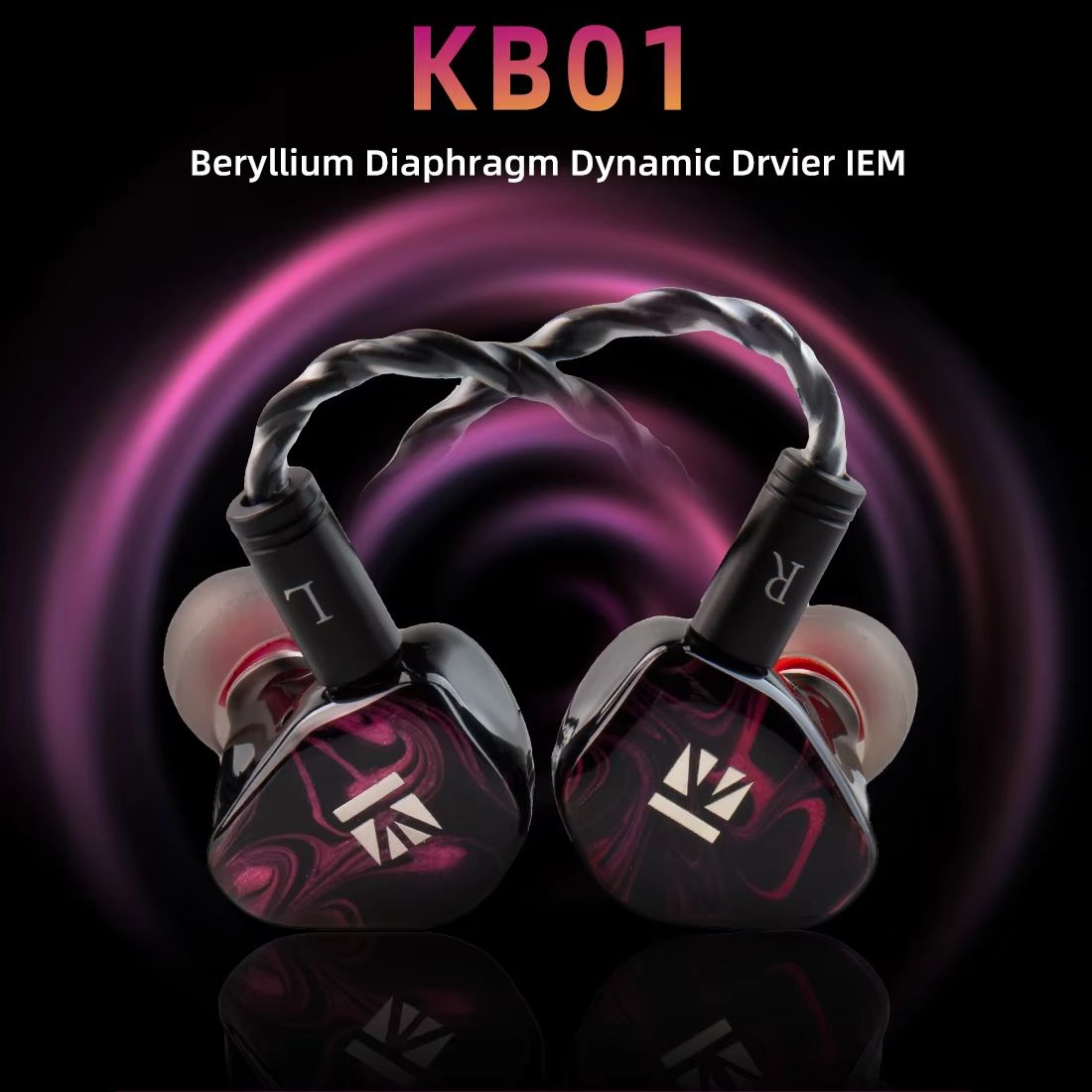 KBEAR KB01 In Ear Diaphragm Dy - In Ear Monitors For Singers review and price