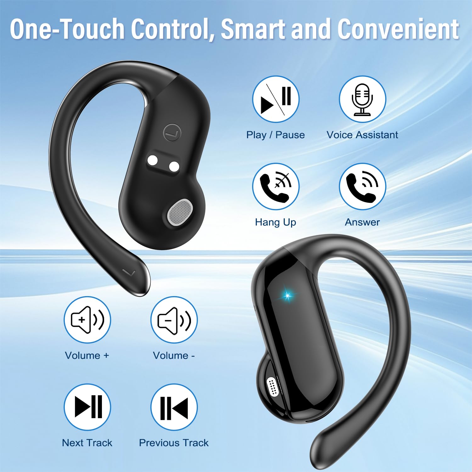 2026 Open-Ear Earbuds Bluetoot - Type C Wired Earphones With Mic review and price