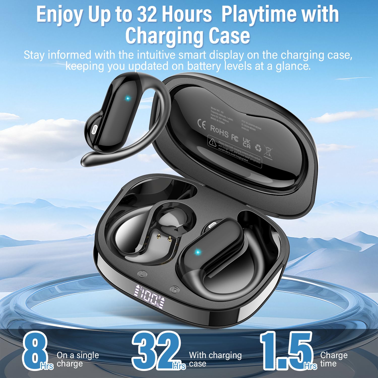2026 Open-Ear Earbuds Bluetoot - Type C Wired Earphones With Mic review and price