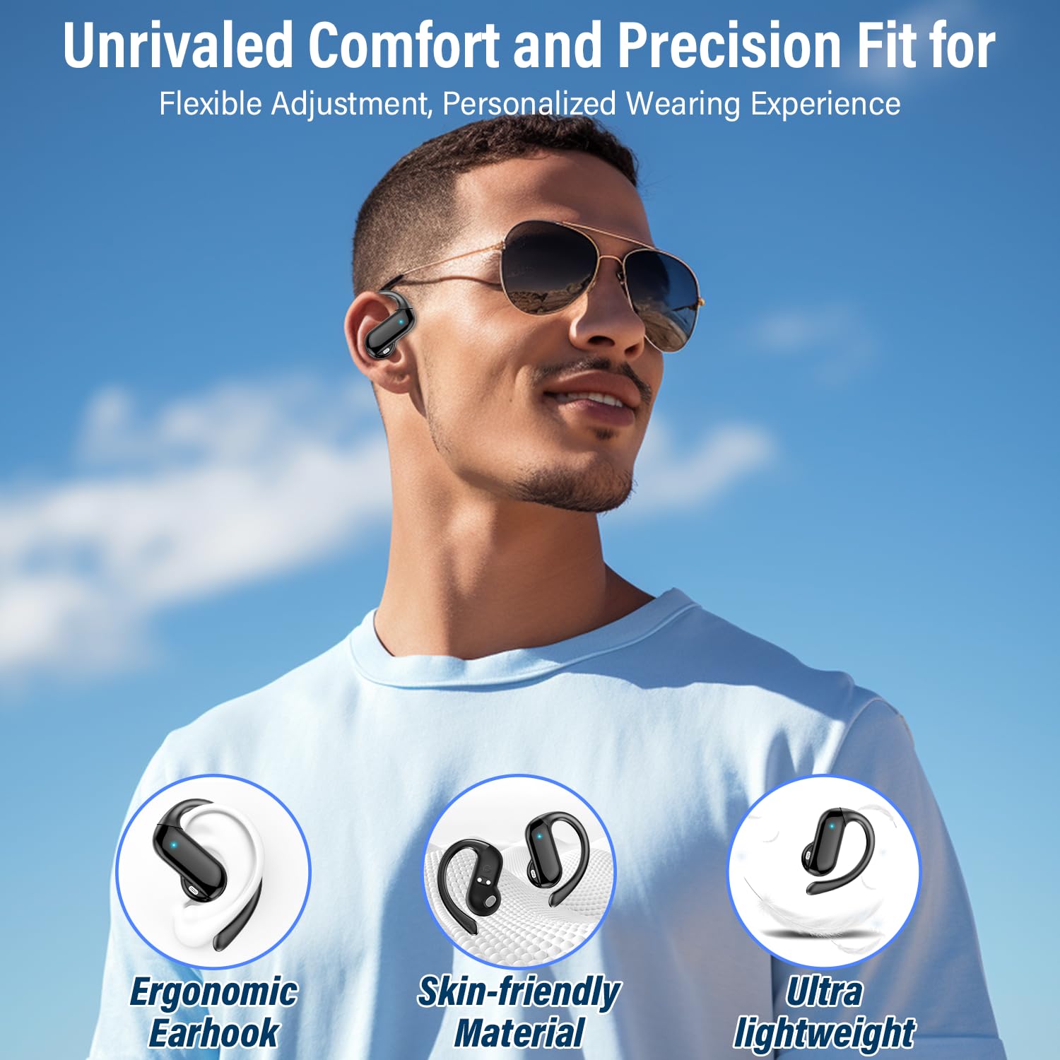 2026 Open-Ear Earbuds Bluetoot - Type C Wired Earphones With Mic review and price