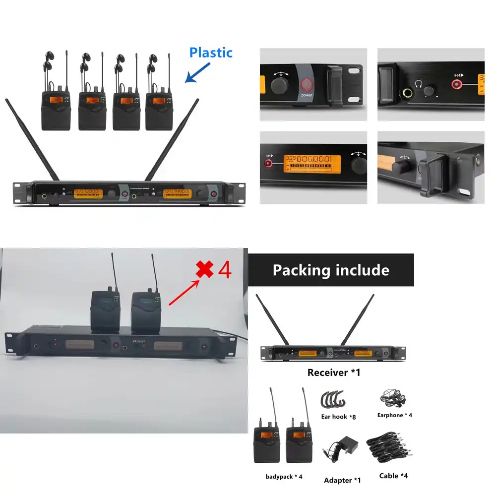 572-603mhz 2050EX Double Trans - In Ear Monitors For Singers review and price