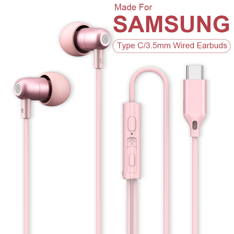 For Samsung Galaxy S26 S25 S24 - Type C Wired Earphones With Mic review and price